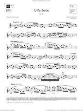Cover icon of Offertoire, Op. 12 (Grade 7 List B3 from the ABRSM Flute syllabus from 2022) sheet music for flute solo by Johannes Donjon, classical score, intermediate skill level