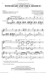 Cover icon of With Heart And Voice, Rejoice! sheet music for choir (SATB: soprano, alto, tenor, bass) by Lloyd Larson, Christian H. Bateman, Landas and Robert Lowry, intermediate skill level