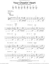 Cover icon of Your Cheatin' Heart sheet music for banjo solo by Hank Williams, Patsy Cline and Michael J. Miles, intermediate skill level