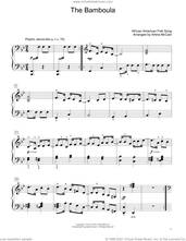 Cover icon of The Bamboula (arr. Artina McCain) sheet music for piano solo (elementary) by African American Folk Song and Artina McCain, beginner piano (elementary)