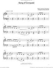 Cover icon of Song Of Conquest (arr. Artina McCain) sheet music for piano solo (elementary) by African American Folk Song and Artina McCain, beginner piano (elementary)