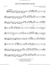 Cover icon of That's Christmas To Me sheet music for Hand Bells Solo (bell solo) by Pentatonix, Kevin Olusola and Scott Hoying, intermediate Hand Bells Solo (bell)