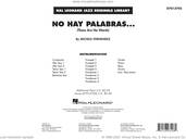 Cover icon of No Hay Palabras... (There Are No Words) (COMPLETE) sheet music for jazz band by Michele Fernández, intermediate skill level