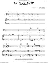 Cover icon of Let's Get Loud (from the Amazon Original Movie Cinderella) sheet music for voice, piano or guitar by Camila Cabello, Nicholas Galitzine and Idina Menzel, Jennifer Lopez, Gloria Estefan and Kike Santander, intermediate skill level