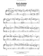 Cover icon of Bud's Bubble sheet music for piano solo (transcription) by Bud Powell, intermediate piano (transcription)