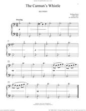 Cover icon of The Carman's Whistle sheet music for piano four hands by William Byrd, Bradley Beckman and Carolyn True, classical score, intermediate skill level