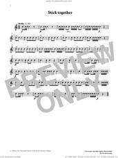 Cover icon of Stick Together from Graded Music for Snare Drum, Book I sheet music for percussions by Ian Wright, Ian Wright and Kevin Hathaway and Kevin Hathway, classical score, intermediate skill level
