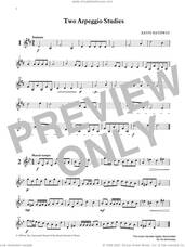 Cover icon of Two Arpeggio Studies from Graded Music for Tuned Percussion, Book I sheet music for percussions by Ian Wright and Kevin Hathaway, Ian Wright and Kevin Hathway, classical score, intermediate skill level
