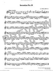 Cover icon of Invention No.10 from Graded Music for Tuned Percussion, Book III sheet music for percussions by Johann Sebastian Bach, Ian Wright and Kevin Hathway, classical score, intermediate skill level