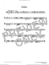 Cover icon of Fanfare from Graded Music for Timpani, Book I sheet music for percussions by Ian Wright, classical score, intermediate skill level
