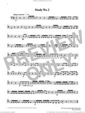 Cover icon of Study No.2 from Graded Music for Timpani, Book I sheet music for percussions by Ian Wright, Ian Wright and Mark Bassey and Mark Bassey, classical score, intermediate skill level