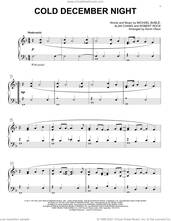 Cover icon of Cold December Night (arr. Kevin Olson) sheet music for voice and other instruments (E-Z Play) by Michael Buble, Kevin Olson, Alan Chang and Robert Rock, easy skill level