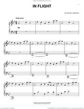 Cover icon of In Flight sheet music for piano solo by Michael Harrison, classical score, easy skill level