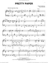 Cover icon of Pretty Paper [Jazz version] (arr. Brent Edstrom) sheet music for piano solo by Willie Nelson, Brent Edstrom and Roy Orbison, intermediate skill level
