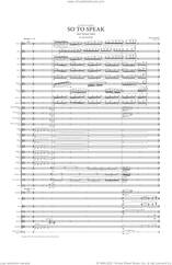 Cover icon of So To Speak (Full Score) sheet music for orchestra (full score) by Nico Muhly, classical score, intermediate skill level