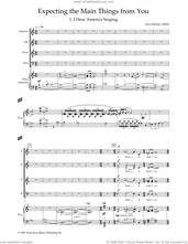 Cover icon of Expecting The Main Things From You (SATB and Piano) sheet music for orchestra/band (vocal score) by Nico Muhly, classical score, intermediate skill level