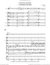 Cover icon of Land In An Isle (Score) sheet music for percussions by Nico Muhly, classical score, intermediate skill level
