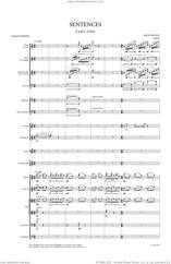 Cover icon of Sentences sheet music for orchestra (score) by Nico Muhly, classical score, intermediate skill level