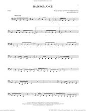 Cover icon of Bad Romance sheet music for Tuba Solo (tuba) by Lady Gaga and Nadir Khayat, intermediate skill level