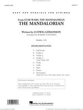 Cover icon of The Mandalorian (from Star Wars: The Mandalorian) (arr. Longfield) sheet music for orchestra (full score) by Ludwig Göransson and Robert Longfield, intermediate skill level