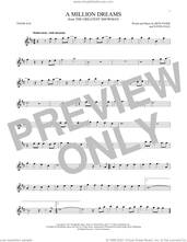 Cover icon of A Million Dreams (from The Greatest Showman) sheet music for tenor saxophone solo by Pasek & Paul, Benj Pasek and Justin Paul, intermediate skill level