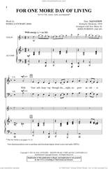 Cover icon of For One More Day Of Living (arr. John Purifoy) sheet music for choir (SATB: soprano, alto, tenor, bass) by Pamela Stewart, John Purifoy and Tune: Salvation, intermediate skill level
