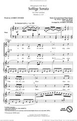 Cover icon of Solfege Sonata sheet music for choir (2-Part) by Wolfgang Amadeus Mozart and Audrey Snyder, intermediate duet