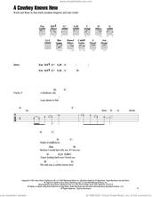 Cover icon of A Cowboy Knows How sheet music for guitar (chords) by Flatland Cavalry, Dan Isbell, Jonathan Singleton and Luke Combs, intermediate skill level