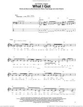 Cover icon of What I Got sheet music for bass (tablature) (bass guitar) by Sublime, Brad Nowell, Eric Wilson, Floyd Gaugh and Lindon Roberts, intermediate skill level