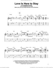 Cover icon of Love Is Here To Stay (arr. Matt Otten) sheet music for guitar solo by George Gershwin, Matt Otten and Ira Gershwin, intermediate skill level