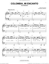 Cover icon of Colombia, Mi Encanto (from Encanto), (easy) sheet music for piano solo by Lin-Manuel Miranda, easy skill level
