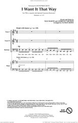 Cover icon of I Want It That Way (arr. Nathan Howe) sheet music for choir (TTBB: tenor, bass) by Backstreet Boys, Nathan Howe, Andreas Carlsson and Max Martin, intermediate skill level
