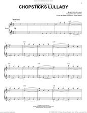 Cover icon of Chopsticks Lullaby sheet music for cello and piano by The Piano Guys, Jon Schmidt, Steven Sharp Nelson and Arthur de Lulli, classical score, intermediate skill level