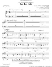 Cover icon of Far Too Late (from Cinderella) (arr. Mac Huff) sheet music for orchestra/band (synthesizer) by Andrew Lloyd Webber, Mac Huff, David Zippel and Emerald Fennell, intermediate skill level