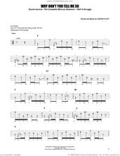 Cover icon of Why Don't You Tell Me So sheet music for banjo solo by Flatt & Scruggs, Earl Scruggs and Lester Flatt, intermediate skill level