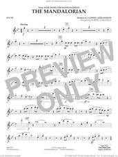 Cover icon of The Mandalorian (from Star Wars: The Mandalorian) (arr. Longfield) sheet music for concert band (flute) by Ludwig Göransson and Robert Longfield, intermediate skill level
