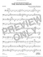 Cover icon of The Mandalorian (from Star Wars: The Mandalorian) (arr. Longfield) sheet music for concert band (bassoon) by Ludwig Göransson and Robert Longfield, intermediate skill level
