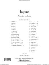 Cover icon of Jaguar (COMPLETE) sheet music for concert band by Rossano Galante, intermediate skill level