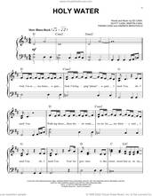 Cover icon of Holy Water sheet music for piano solo by We The Kingdom, Andrew Bergthold, Ed Cash, Franni Cash, Martin Cash and Scott Cash, easy skill level
