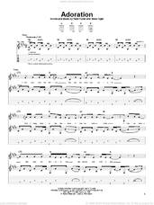 Cover icon of Adoration sheet music for guitar (tablature) by Newsboys, Peter Furler and Steve Taylor, intermediate skill level