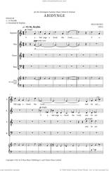 Cover icon of Abidynge sheet music for choir (SATB: soprano, alto, tenor, bass) by Nico Muhly, classical score, intermediate skill level