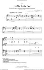 Cover icon of Let Me Be The One sheet music for choir (SAB: soprano, alto, bass) by Roger Emerson & Jack Zaino, Jack Zaino and Roger Emerson, intermediate skill level