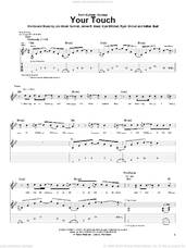 Cover icon of Your Touch sheet music for guitar (tablature) by Kutless, James R. Mead, Jon Micah Sumrall and Kyle Mitchell, intermediate skill level