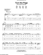 Cover icon of Turn The Page sheet music for guitar solo (easy tablature) by Bob Seger and Metallica, easy guitar (easy tablature)