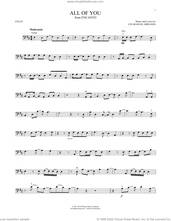 Cover icon of All Of You (from Encanto) sheet music for cello solo by Lin-Manuel Miranda, intermediate skill level
