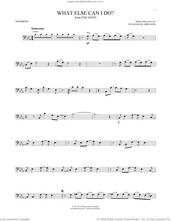 Cover icon of What Else Can I Do? (from Encanto) sheet music for trombone solo by Lin-Manuel Miranda, intermediate skill level