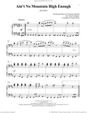 Cover icon of Ain't No Mountain High Enough (arr. Naoko Ikeda) sheet music for piano four hands by Marvin Gaye & Tammi Terrell, Naoko Ikeda, Nickolas Ashford and Valerie Simpson, intermediate skill level