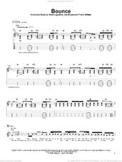 Cover icon of Bounce sheet music for guitar (tablature) by Thousand Foot Krutch, Joel Bruyere, Steve Augustine and Trevor McNevan, intermediate skill level