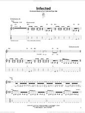 Cover icon of Infected sheet music for guitar (tablature) by Demon Hunter, Don Clark and Ryan Clark, intermediate skill level