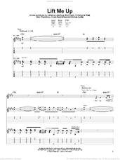 Cover icon of Lift Me Up sheet music for guitar (tablature) by The Benjamin Gate, Adrienne Liesching, Christopher Poisat and Marc Pautz, intermediate skill level